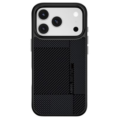 ABEEL CF-Lyocell Series For iPhone 18 Pro Case Microfiber PC E-TPU Phone Cover | Compatible with MagSafe
