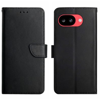 Wallet Case For Google Pixel 10A Case Nappa Texture Genuine Cow Leather Phone Cover