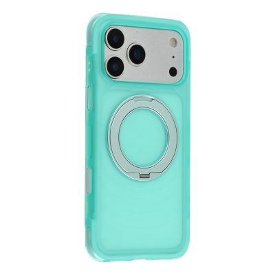 JAUCASE For iPhone 18 Pro Max Case Kickstand Wave Texture PC-TPU Airbag Corner Protection Phone Cover with Camera Control Button | Compatible with MagSafe