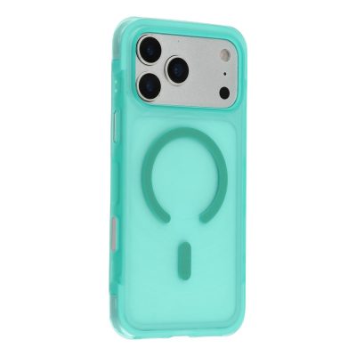 JAUCASE For iPhone 18 Pro Case Wave Texture PC-TPU Airbag Corner Protection Phone Cover with Camera Control Button | Compatible with MagSafe