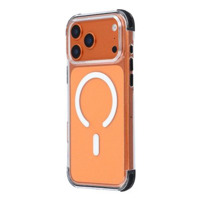 X-LEVEL For iPhone 18 Pro Max Case Glitter Crystal Clear PC Shockproof Phone Cover | Compatible with MagSafe