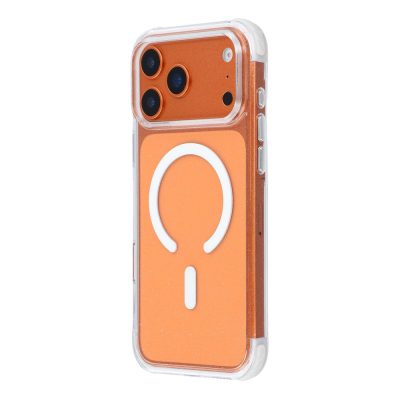 X-LEVEL For iPhone 18 Pro Case Glitter Crystal Clear PC Shockproof Phone Cover | Compatible with MagSafe