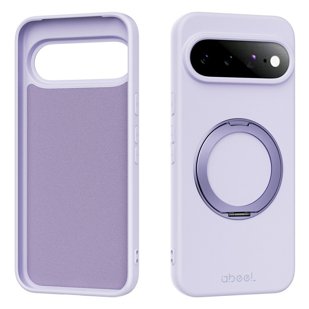 ABEEL For Google Pixel 11 Pro XL Magnetic Case Kickstand Skin Touch Liquid Silicone Phone Cover - Image 10