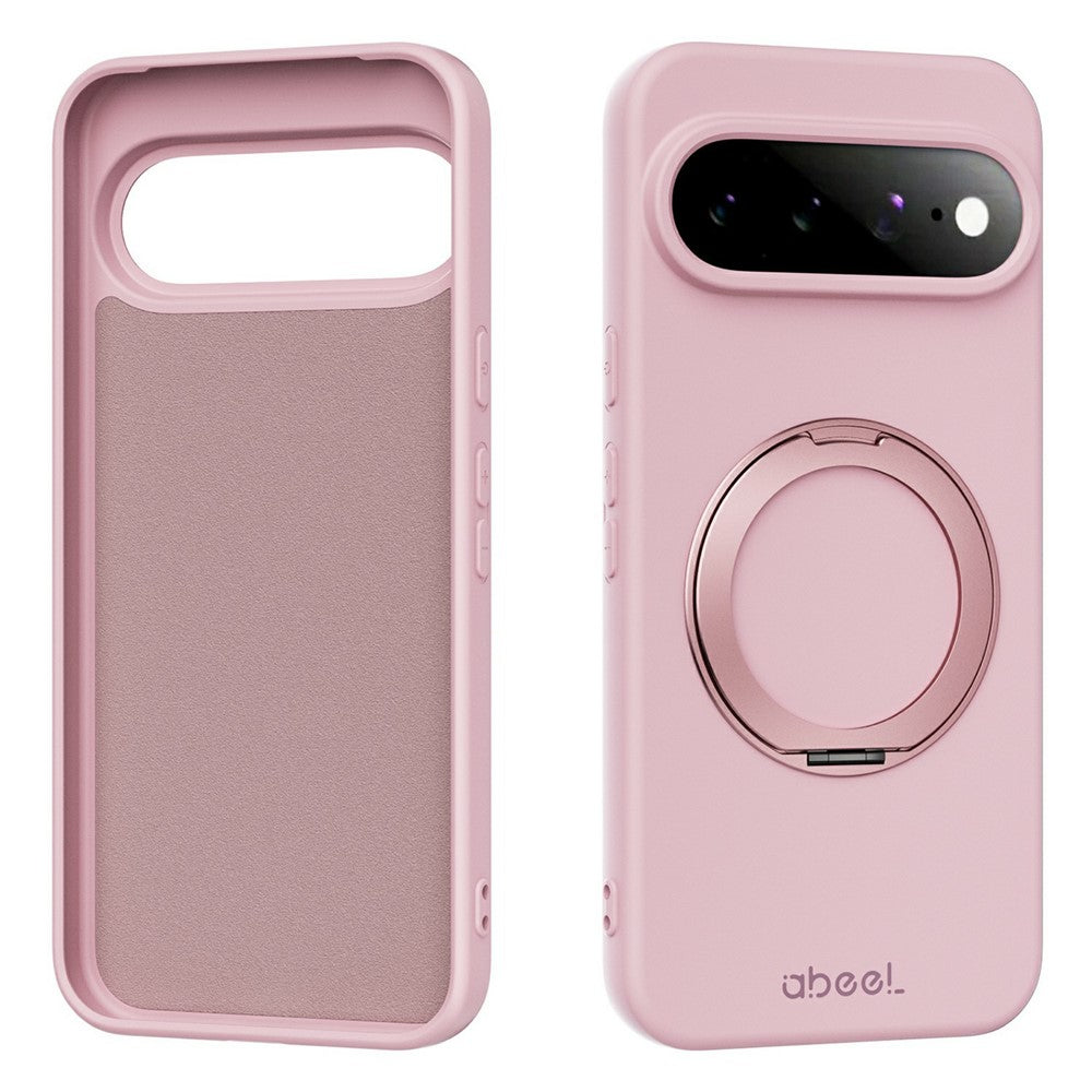 ABEEL For Google Pixel 11 Pro XL Magnetic Case Kickstand Skin Touch Liquid Silicone Phone Cover - Image 11
