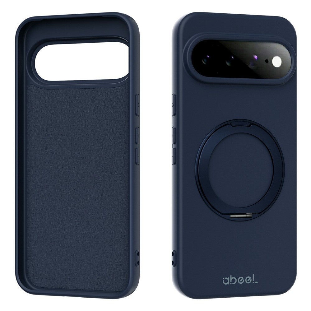 ABEEL For Google Pixel 11 Pro XL Magnetic Case Kickstand Skin Touch Liquid Silicone Phone Cover - Image 13