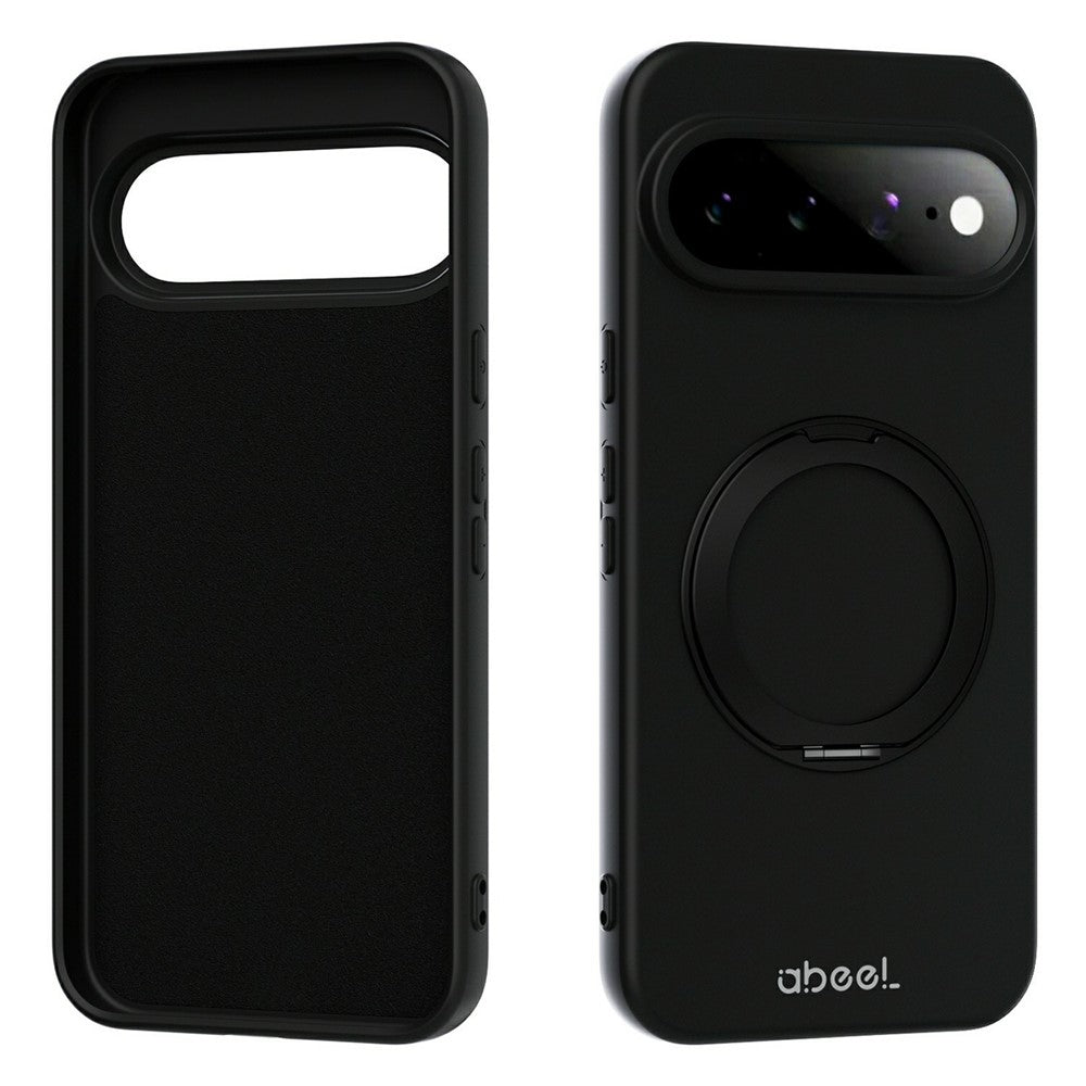 ABEEL For Google Pixel 11 Pro XL Magnetic Case Kickstand Skin Touch Liquid Silicone Phone Cover - Image 12