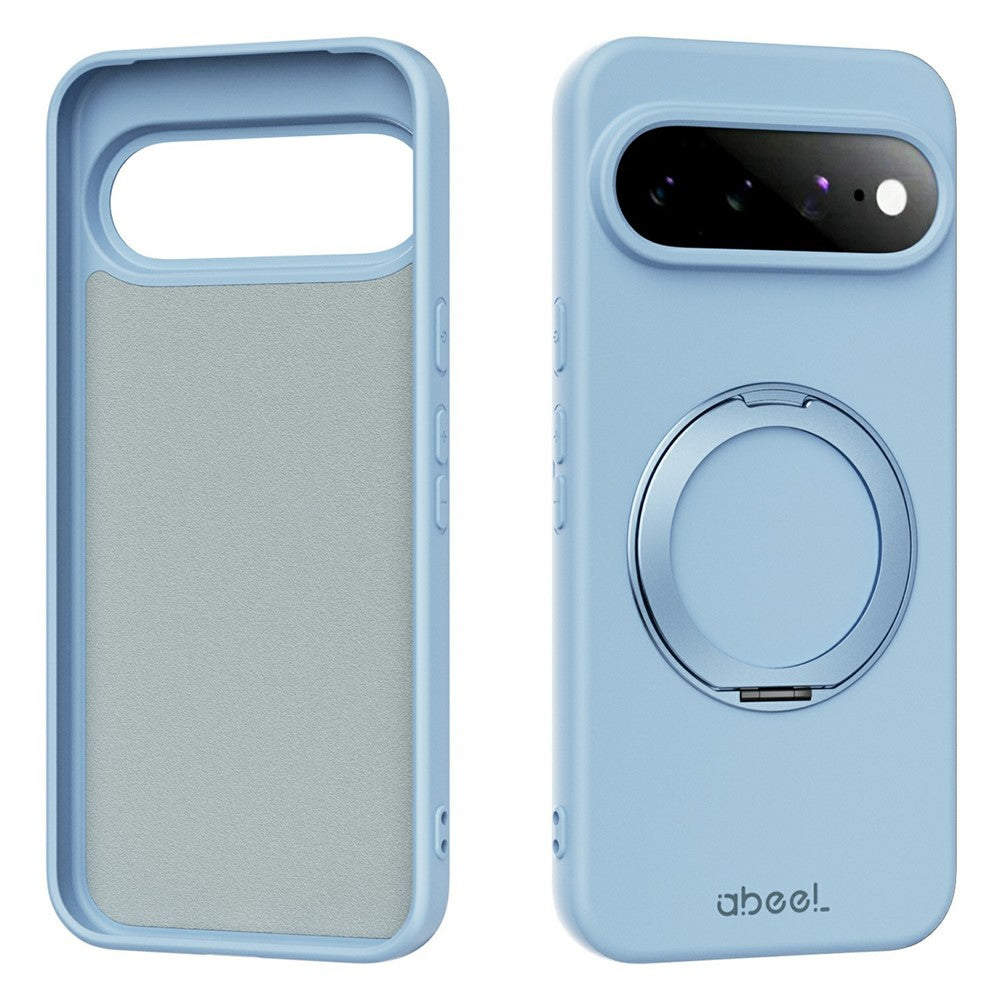 ABEEL For Google Pixel 11 Magnetic Case Kickstand Skin Touch Liquid Silicone Phone Cover - Image 10