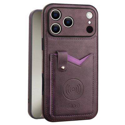 JINDUKA For iPhone 18 Pro Max Case PU Leather Card Slot Kickstand Anti Drop Phone Cover