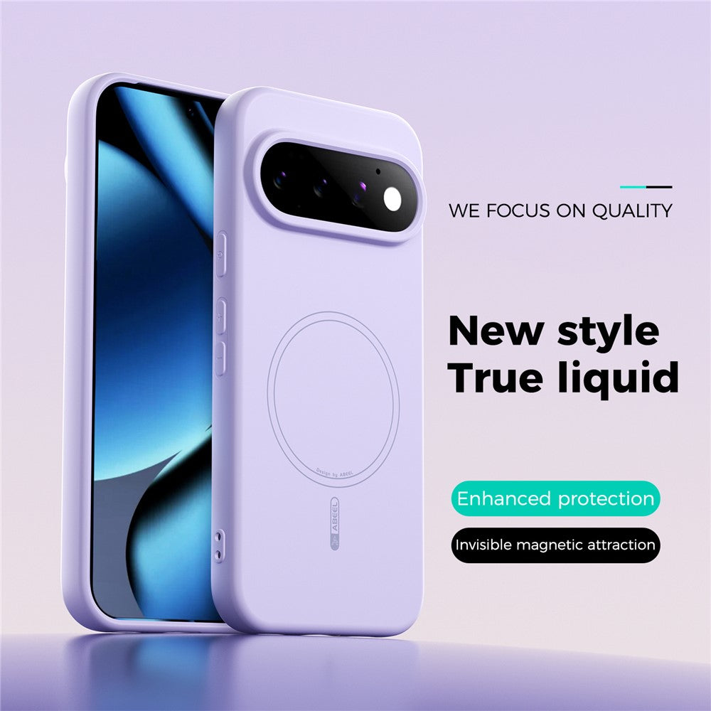 ABEEL Magnetic Case For Google Pixel 11 Skin Touch Liquid Silicone Phone Back Cover - Image 3
