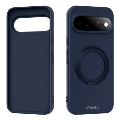ABEEL For Google Pixel 11 Pro Magnetic Case Kickstand Skin Touch Liquid Silicone Phone Cover