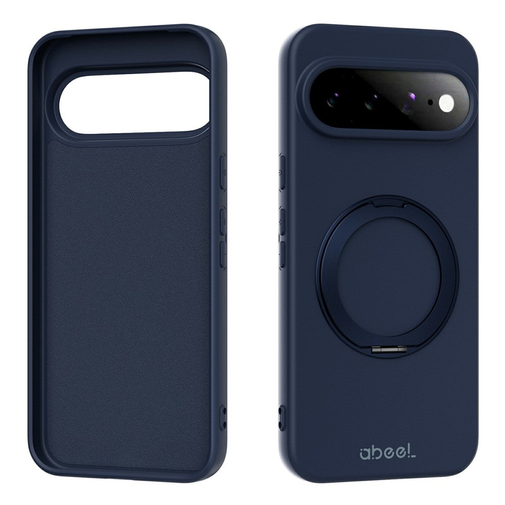 ABEEL For Google Pixel 11 Pro Magnetic Case Kickstand Skin Touch Liquid Silicone Phone Cover