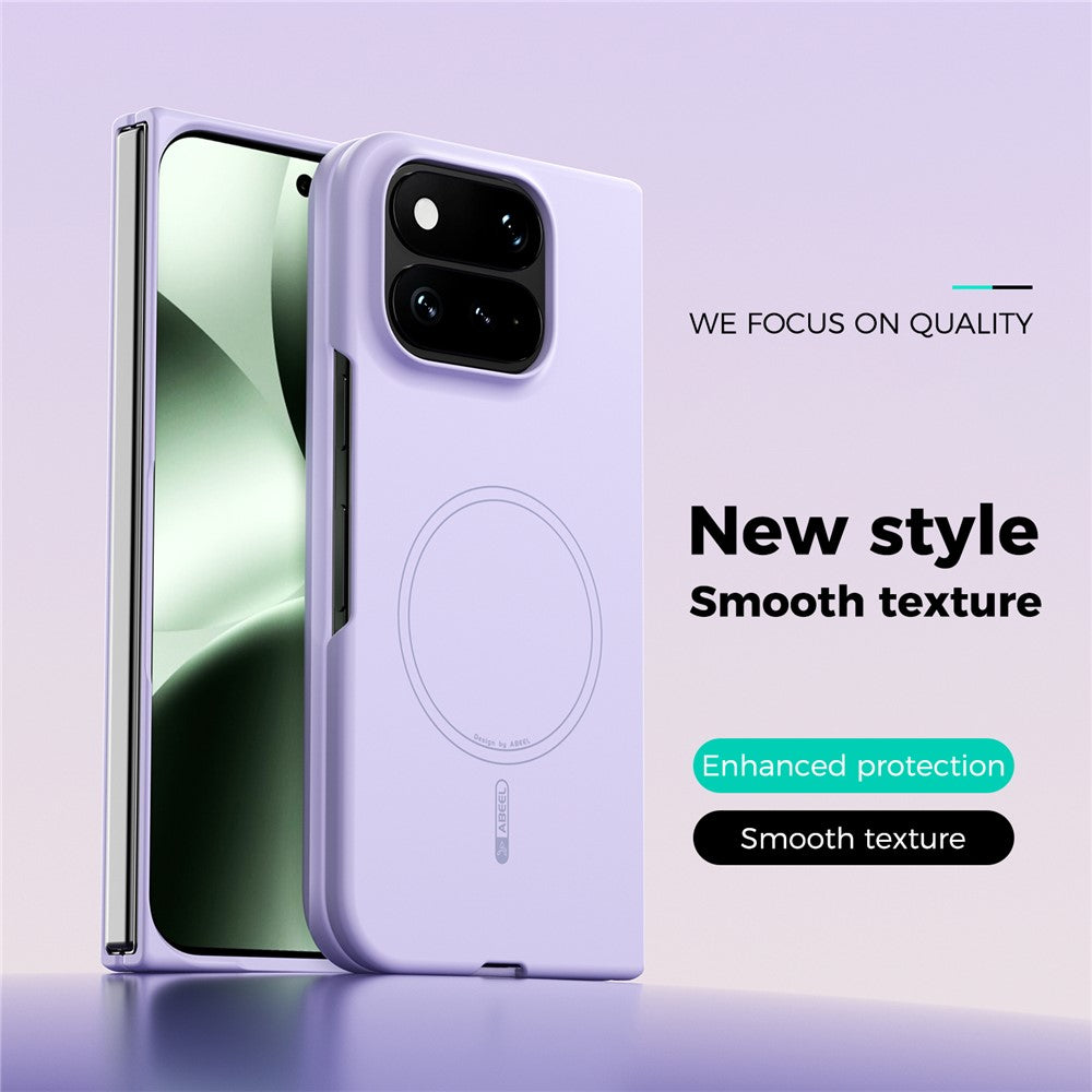 ABEEL Magnetic Case For Google Pixel 11 Pro Fold Skin Touch Liquid Silicone Phone Back Cover - Image 3