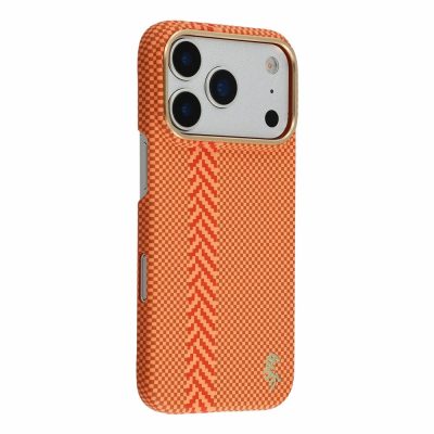 X-LEVEL For iPhone 18 Pro Max Case Lacquered "Horse" Character Carbon Nanofiber PC Phone Cover | Compatible with MagSafe