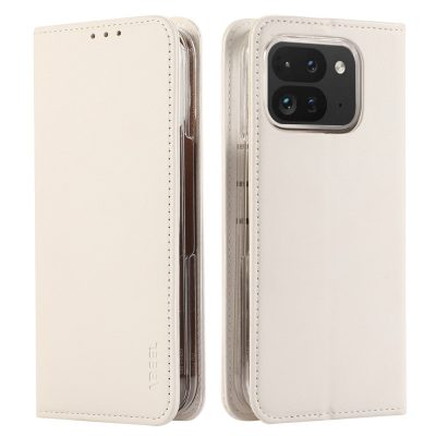 ABEEL For Google Pixel 11 Pro Fold Phone Case RFID Blocking Vegan Leather Flip Cover