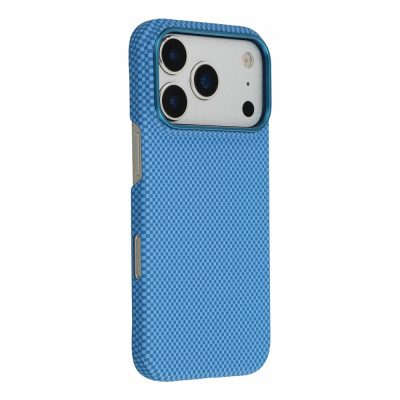 X-LEVEL For iPhone 18 Pro Max Case Carbon Nanofiber - Metal Lens Frame Phone Cover | Compatible with MagSafe