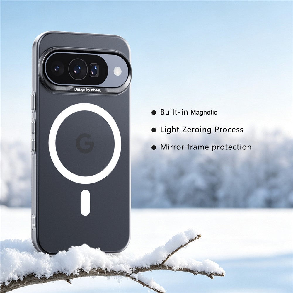 ABEEL For Google Pixel 10 Pro / Pixel 10 Magnetic Case Semi-Transparent Matte 1.0mm Ultra-Thin PC Phone Cover - Image 3