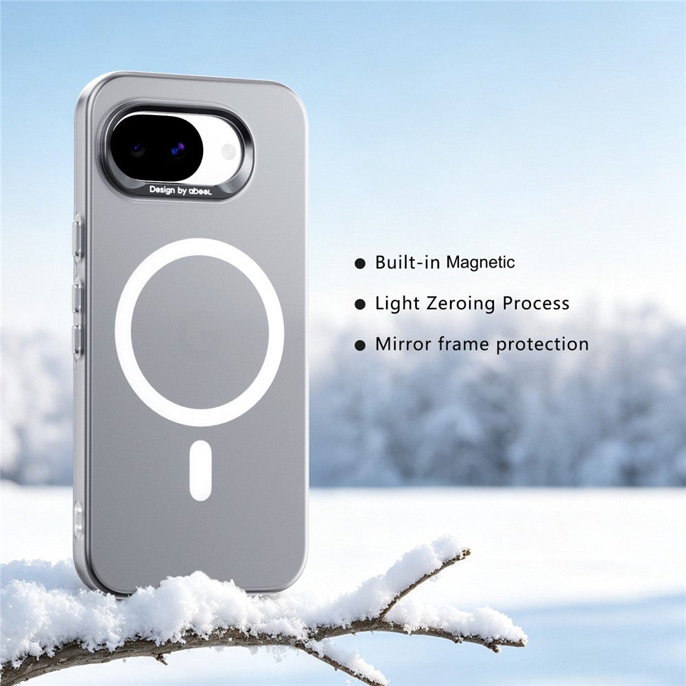 ABEEL For Google Pixel 10A Magnetic Case Semi-Transparent Matte 1.0mm Ultra-Thin PC Phone Cover - Image 3