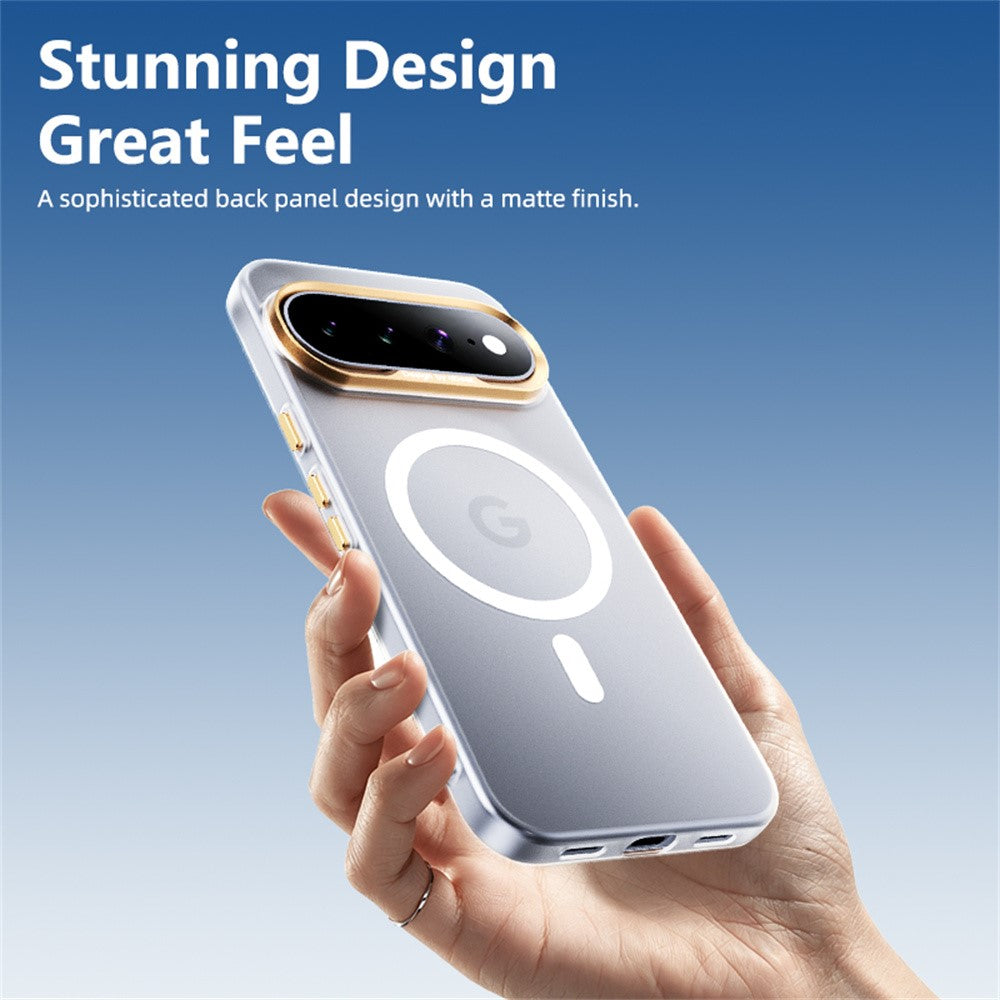 ABEEL For Google Pixel 10A Magnetic Case Semi-Transparent Matte 1.0mm Ultra-Thin PC Phone Cover - Image 6