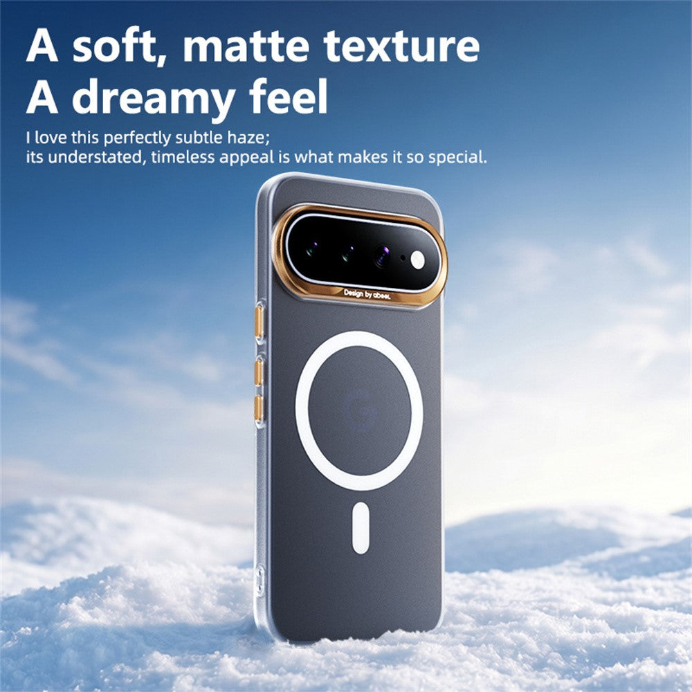 ABEEL For Google Pixel 11 Pro XL Magnetic Case Semi-Transparent Matte 1.0mm Ultra-Thin PC Phone Cover - Image 3