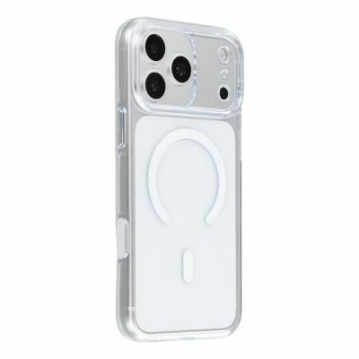 JAUCASE For iPhone 18 Pro Max Case Crystal PC Precise Lens Protection Phone Cover with AI Camera Control | Compatible with MagSafe
