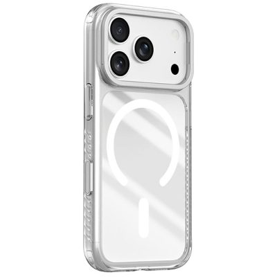 ZGA For iPhone 18 Pro Case Kickstand Lens Frame Transparent PC TPU Phone Cover | Compatible with MagSafe