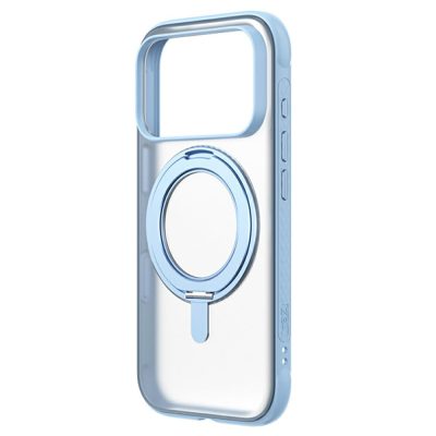 ZGA For iPhone 18 Pro Max Case Rotating Kickstand PC-TPU Matte Anti-Slip Phone Cover | Compatible with MagSafe