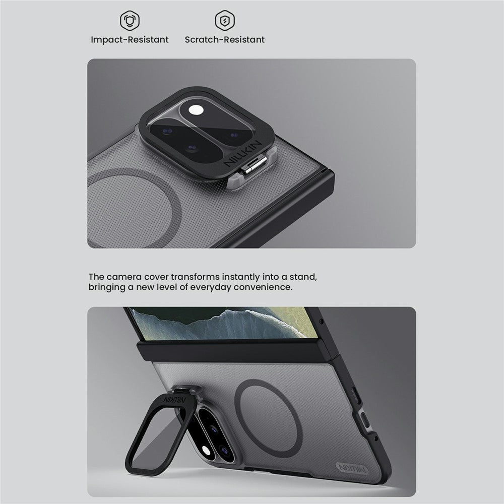 NILLKIN Super Frosted Shield Prop For Google Pixel 11 Pro Fold Case Clear Lens Lid Kickstand PC Magnetic Phone Cover - Image 10