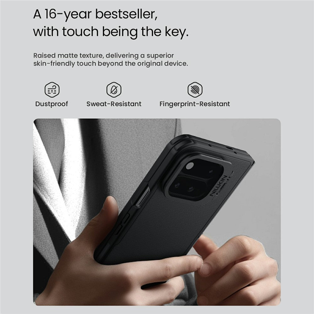 NILLKIN Super Frosted Shield Prop For Google Pixel 11 Pro Fold Case Clear Lens Lid Kickstand PC Magnetic Phone Cover - Image 12