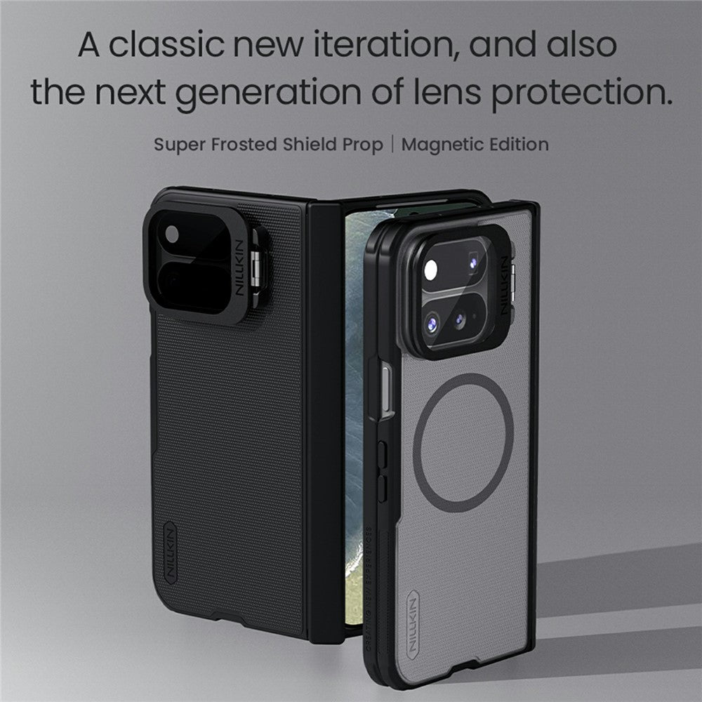NILLKIN Super Frosted Shield Prop For Google Pixel 11 Pro Fold Case Clear Lens Lid Kickstand PC Magnetic Phone Cover - Image 6