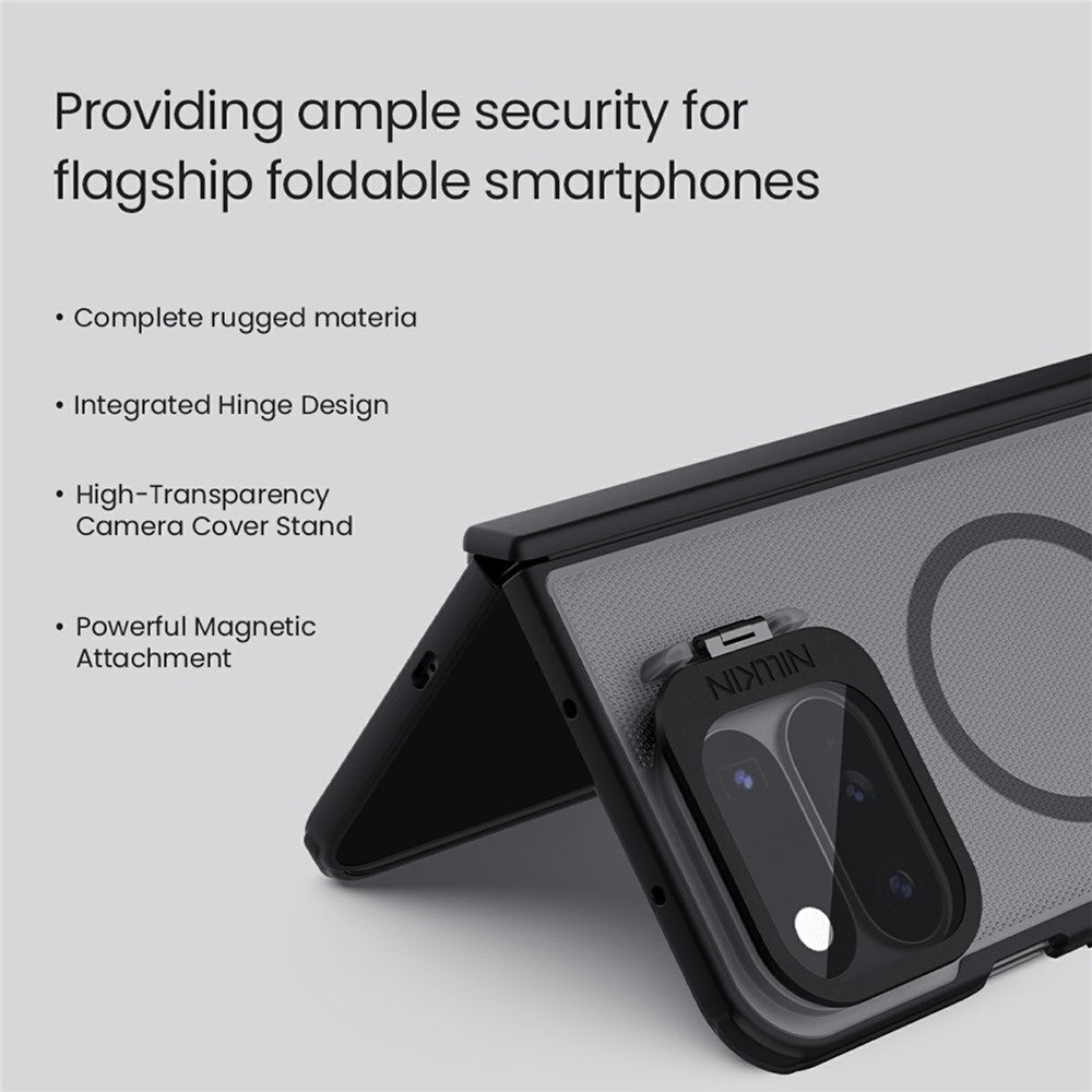 NILLKIN Super Frosted Shield Prop For Google Pixel 11 Pro Fold Case Clear Lens Lid Kickstand PC Magnetic Phone Cover - Image 7