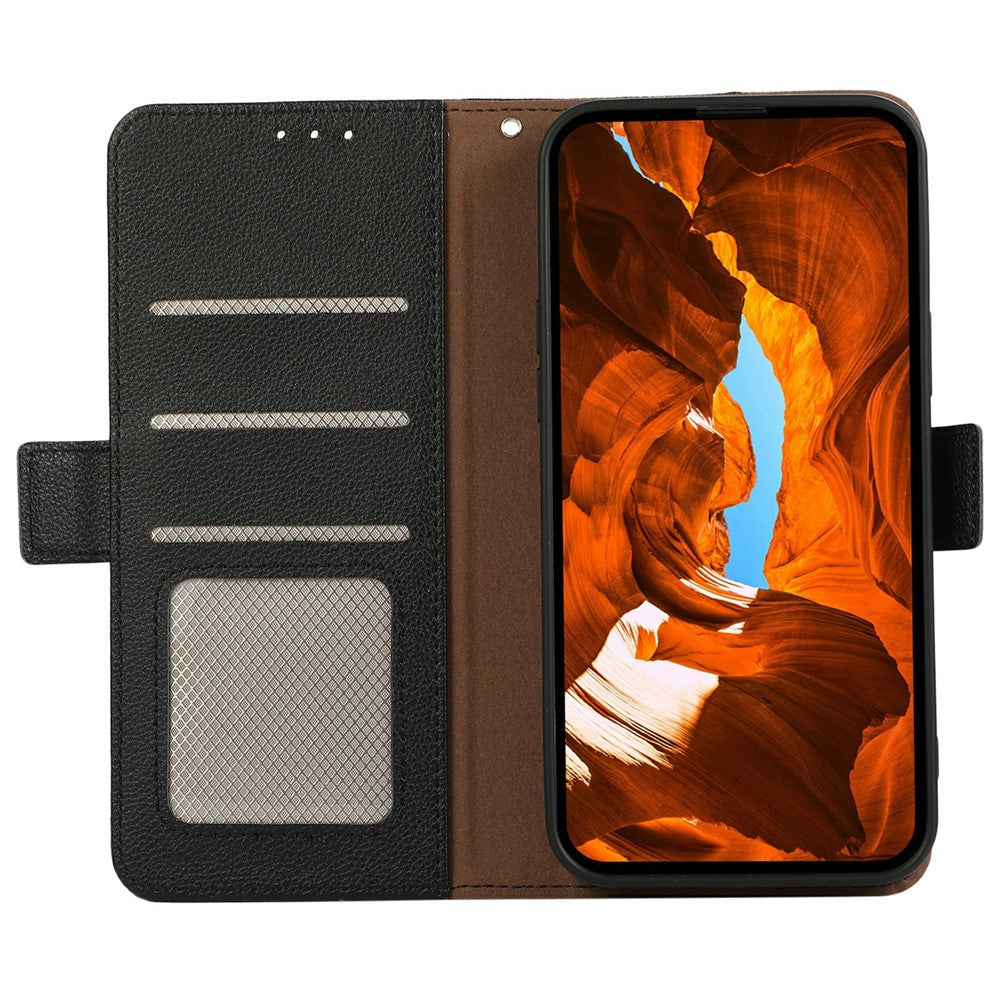 ABEEL For Google Pixel 11A Case Litchi Texture Leather RFID Blocking Phone Cover - Image 3