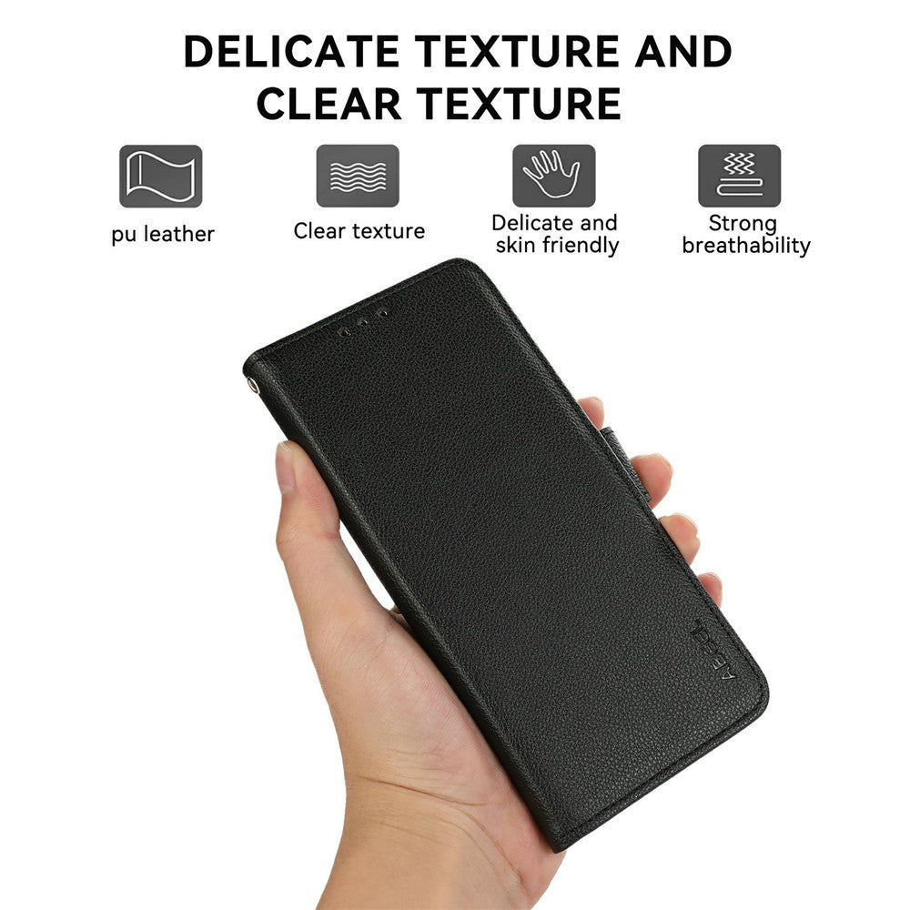 ABEEL For Google Pixel 11A Case Litchi Texture Leather RFID Blocking Phone Cover - Image 8