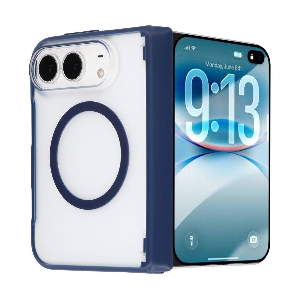 JAUCASE For iPhone Duo Magnetic Case Matte Texture Anti-Slip PC-TPU Phone Protective Cover - Image 2