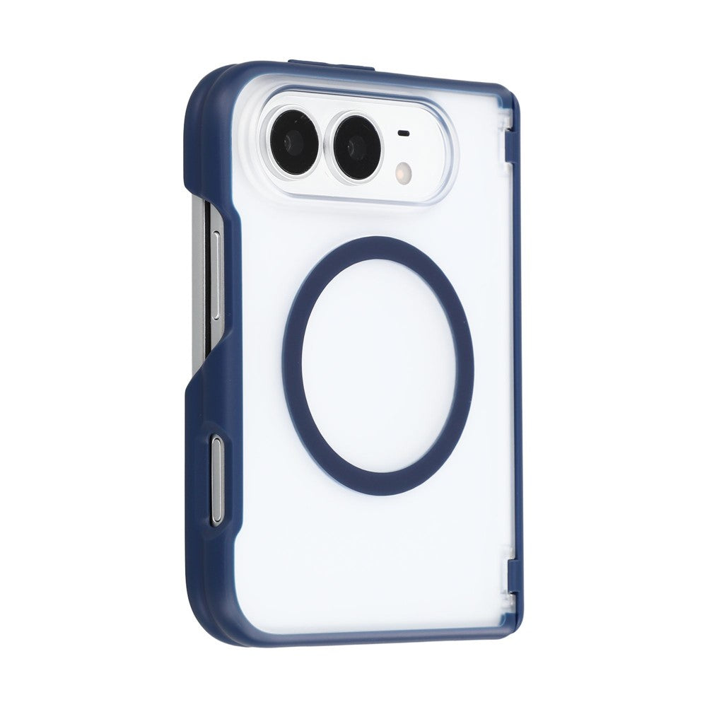 JAUCASE For iPhone Duo Magnetic Case Matte Texture Anti-Slip PC-TPU Phone Protective Cover - Image 4
