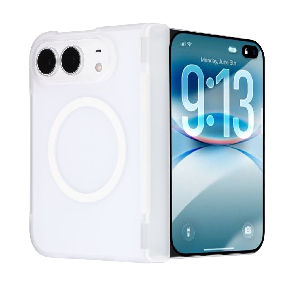 JAUCASE For iPhone Duo Magnetic Case Matte Texture Anti-Slip PC-TPU Phone Protective Cover - Image 12