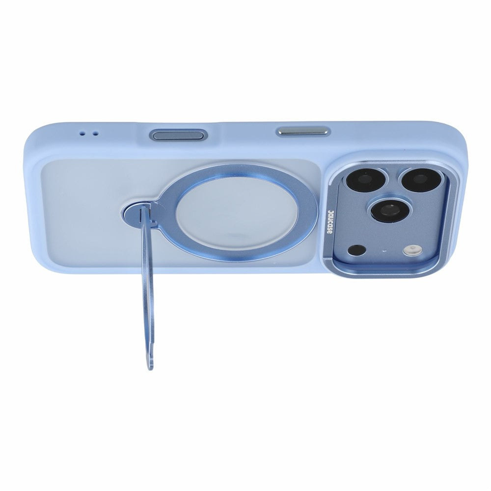 JAUCASE For iPhone 18 Pro Case Rotating Kickstand Skin Touch Matte PC-TPU Shockproof Phone Cover - Image 5