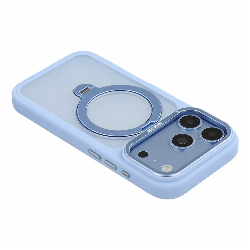 JAUCASE For iPhone 18 Pro Case Rotating Kickstand Skin Touch Matte PC-TPU Shockproof Phone Cover - Image 7