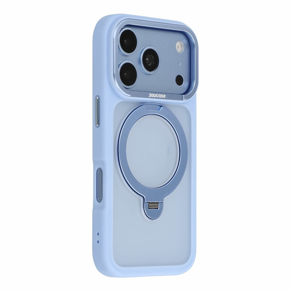 JAUCASE For iPhone 18 Pro Max Case Rotating Kickstand Skin-Touch Matte PC-TPU Phone Cover - Image 2