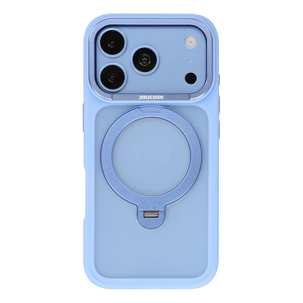 JAUCASE For iPhone 18 Pro Max Case Rotating Kickstand Skin-Touch Matte PC-TPU Phone Cover - Image 3