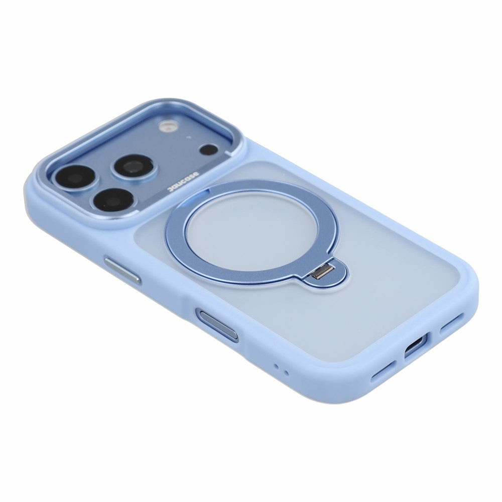 JAUCASE For iPhone 18 Pro Max Case Rotating Kickstand Skin-Touch Matte PC-TPU Phone Cover - Image 7