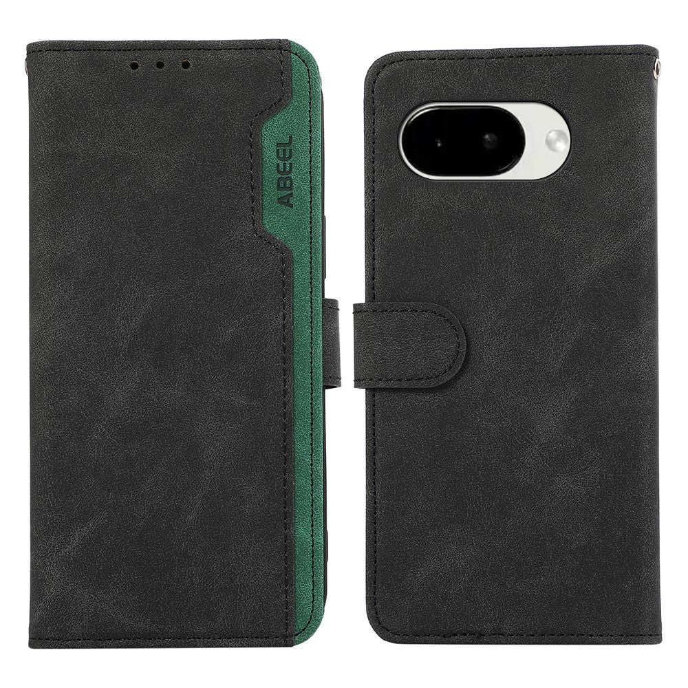ABEEL For Google Pixel 11A Case Color Splicing Leather Flip Phone Cover RFID Blocking - Image 12