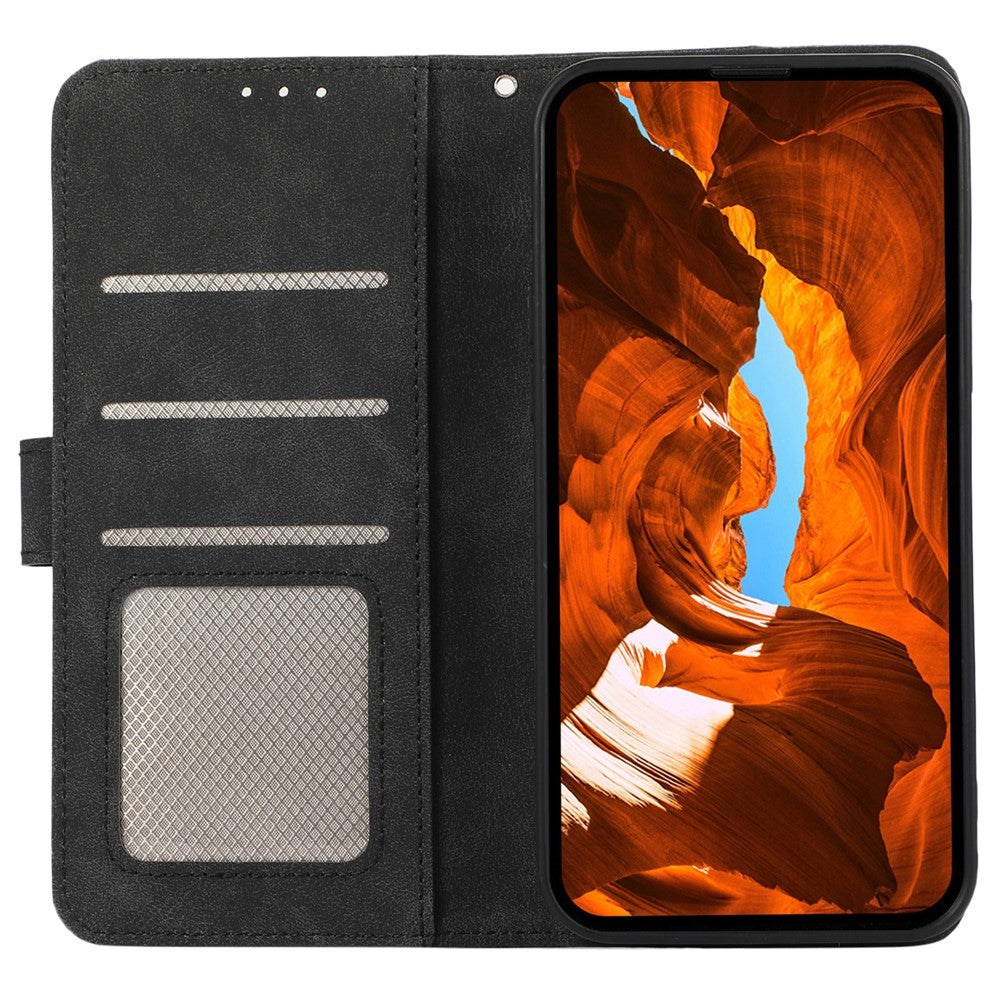 ABEEL For Google Pixel 11A Case Color Splicing Leather Flip Phone Cover RFID Blocking - Image 3