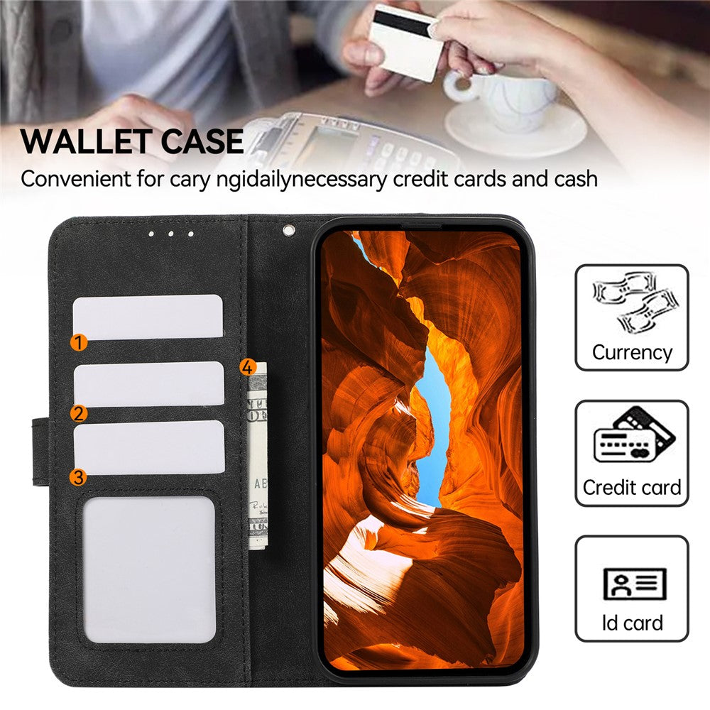 ABEEL For Google Pixel 11A Case Color Splicing Leather Flip Phone Cover RFID Blocking - Image 6