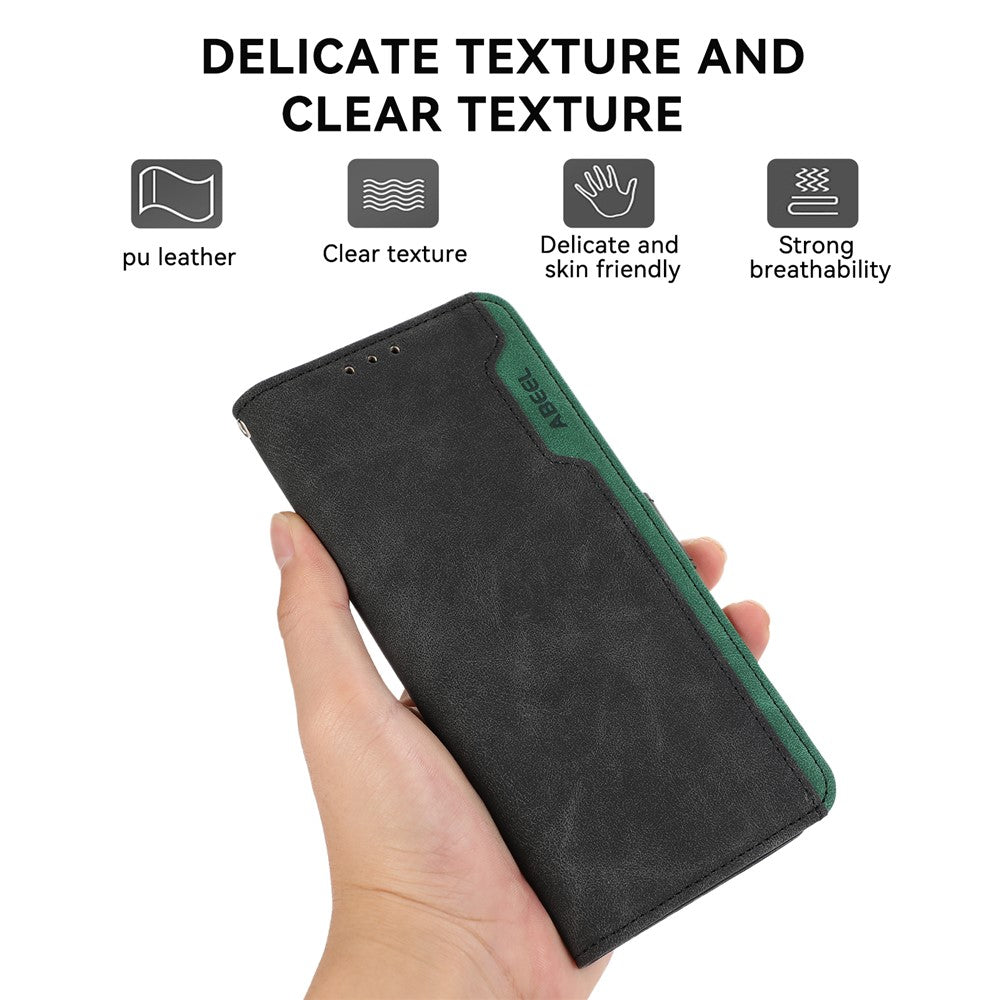ABEEL For Google Pixel 11A Case Color Splicing Leather Flip Phone Cover RFID Blocking - Image 8