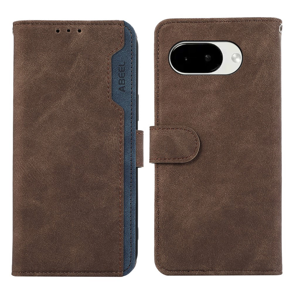 ABEEL For Google Pixel 11A Case Color Splicing Leather Flip Phone Cover RFID Blocking - Image 15