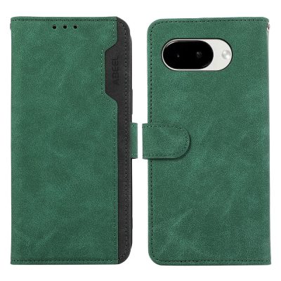 ABEEL For Google Pixel 11A Case Color Splicing Leather Flip Phone Cover RFID Blocking
