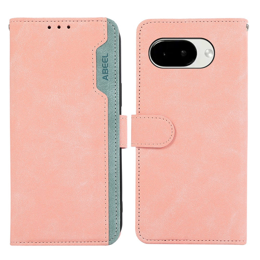 ABEEL For Google Pixel 11A Case Color Splicing Leather Flip Phone Cover RFID Blocking - Image 11