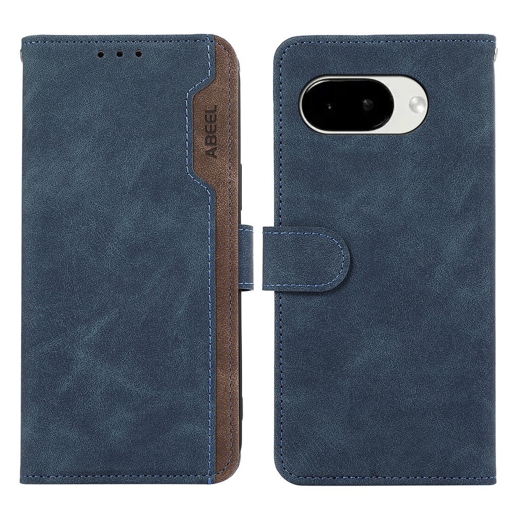 ABEEL For Google Pixel 11A Case Color Splicing Leather Flip Phone Cover RFID Blocking - Image 14