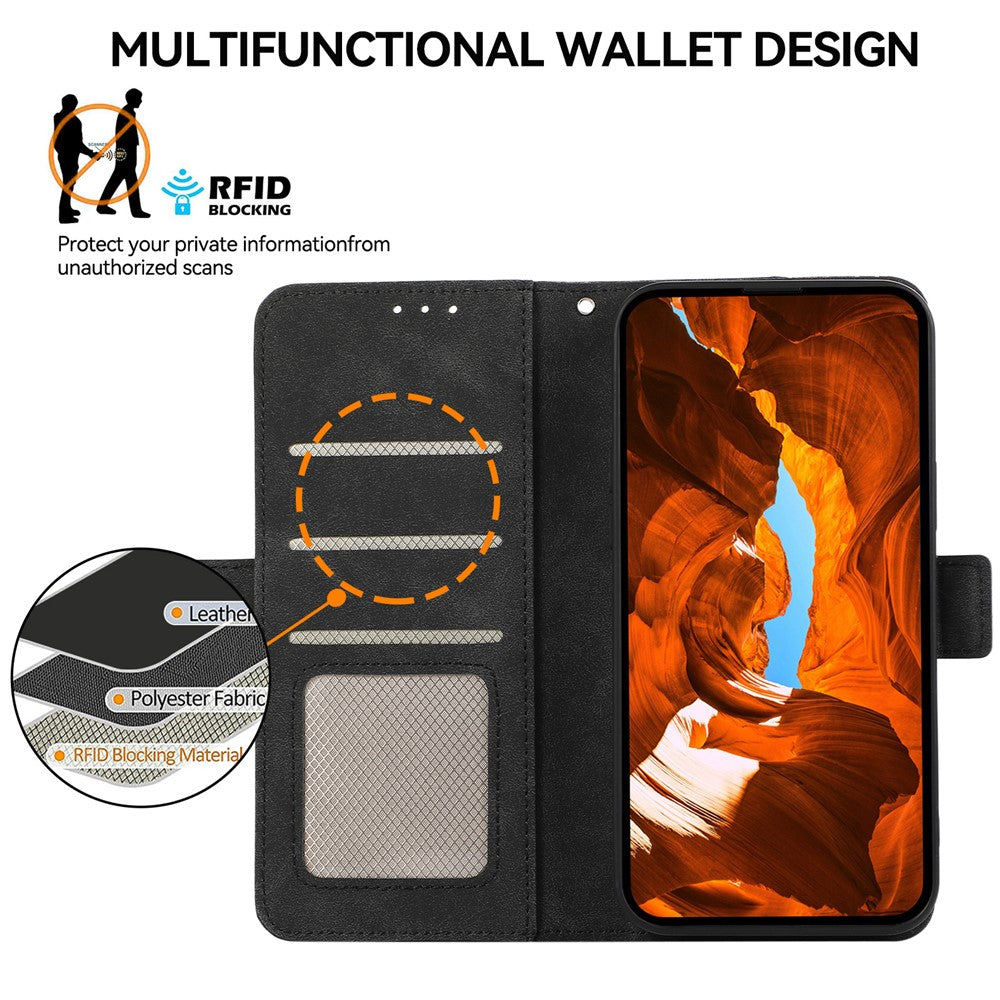 ABEEL For Google Pixel 11A Case PU Leather Folio Stand View RFID Blocking Phone Cover - Image 4