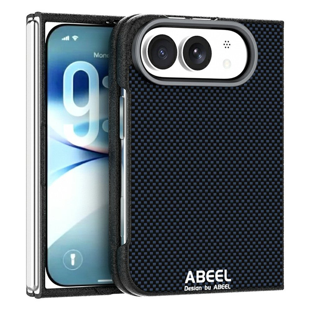 ABEEL For iPhone Duo Magnetic Case Printed PC-TPU Aluminum Alloy Leather Phone Cover - Image 9